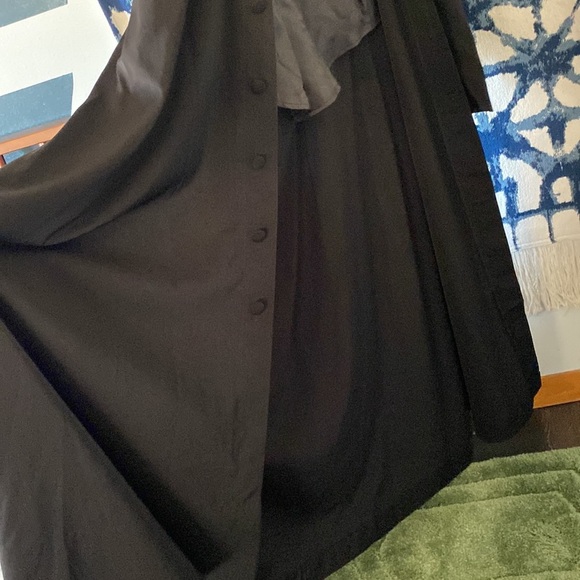 🧥IVY Robes 54 long black robe/jacket NWOT - Picture 10 of 16